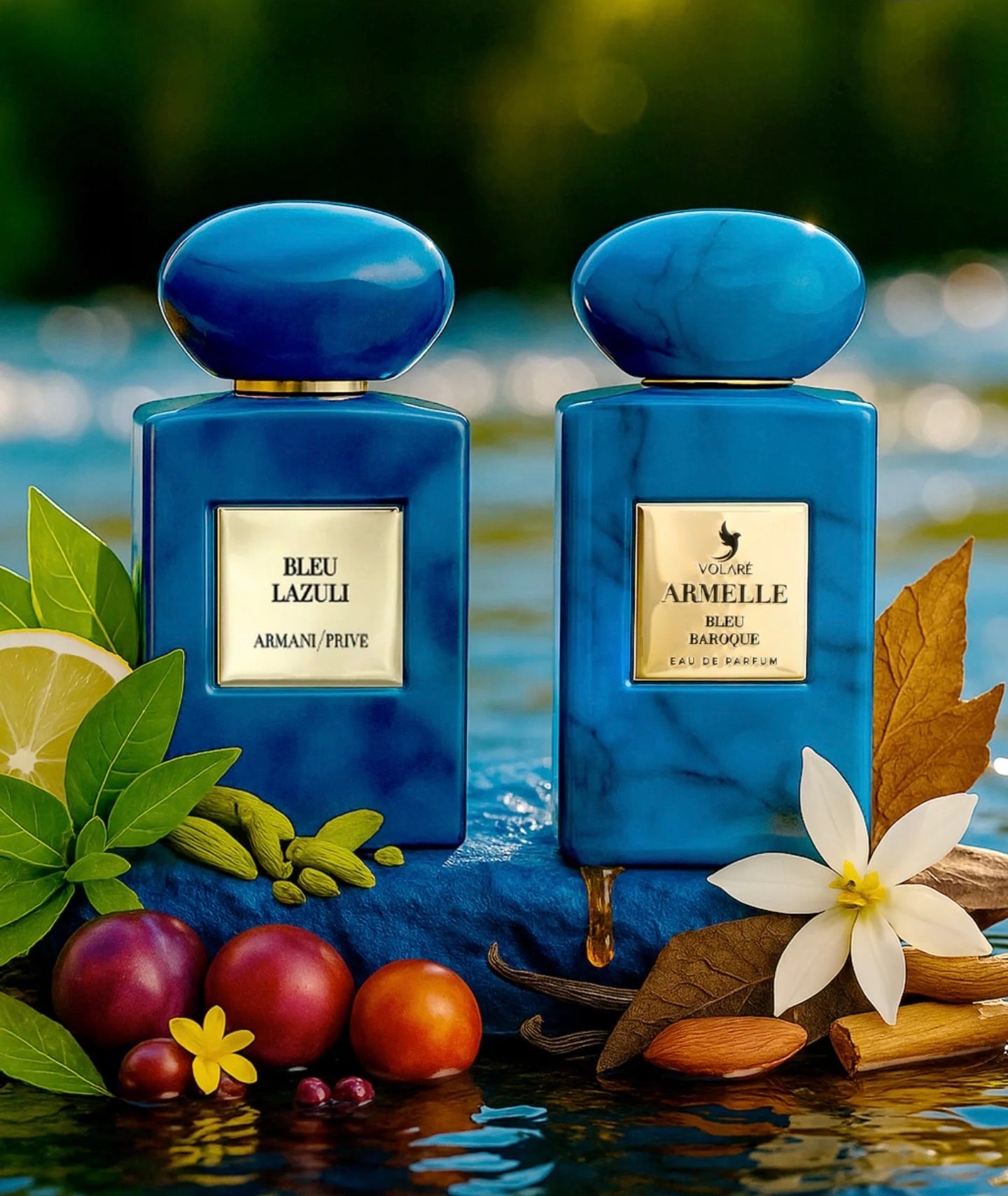 ARMELLE BLEU BAROQUE ( INSPIRATION BLEU LAZULI )