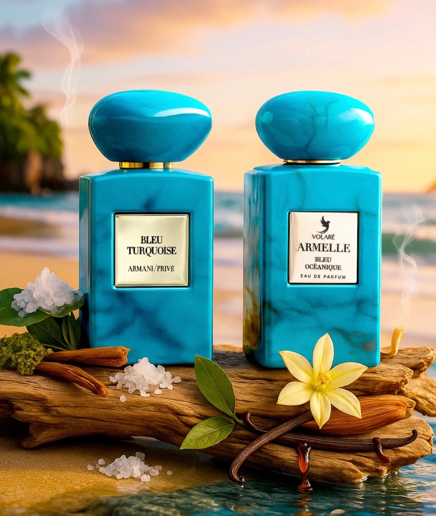 ARMELLE BLEU OCEANIQUE ( INSPIRATION BLEU TURQUOISE )