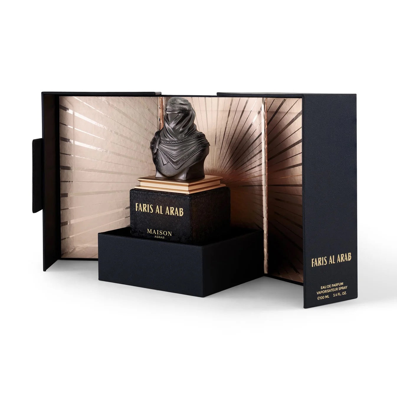 Faris Al Arab – Eau de parfum masculine (flacon gris 100 ml) – Maison Asrar